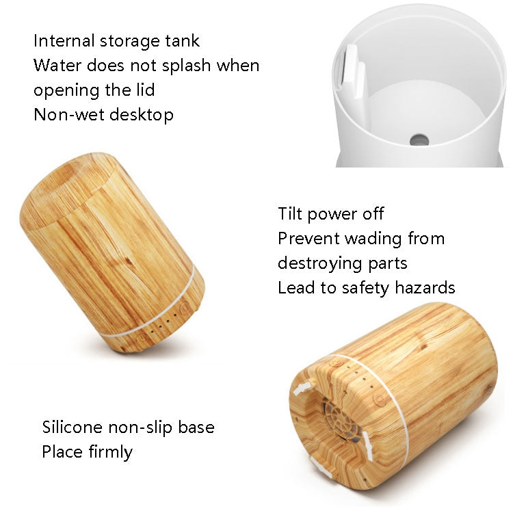 STB-105 Wood Grain Aromatherapy USB Air Purifier(Light Wooden Grain) - Air Purifiers & Accessories by PMC TechLife | Online Shopping South Africa | PMC TechLife | Buy Now Pay Later Mobicred