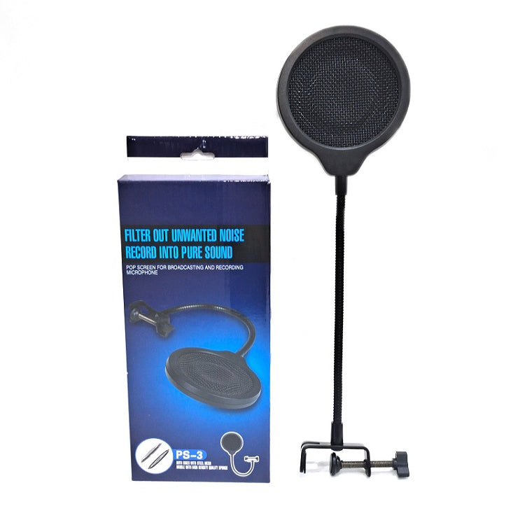 TEYUN PS-3 Microphone Live Recording Noise Reduction Blowout Cover(Black) - free shipping - PMC Jewellery - Order now!