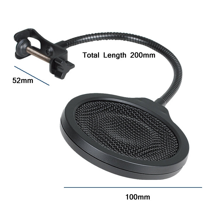 TEYUN PS-3 Microphone Live Recording Noise Reduction Blowout Cover(Black) - free shipping - PMC Jewellery - Order now!