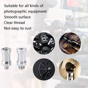 10 PCS Screw Adapter 1/4 Male to 3/8 Male Screw