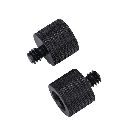 10 PCS Screw Adapter 3/8 Female to 1/4 Male  Screw(Black) - free shipping - PMC Jewellery - Order now!
