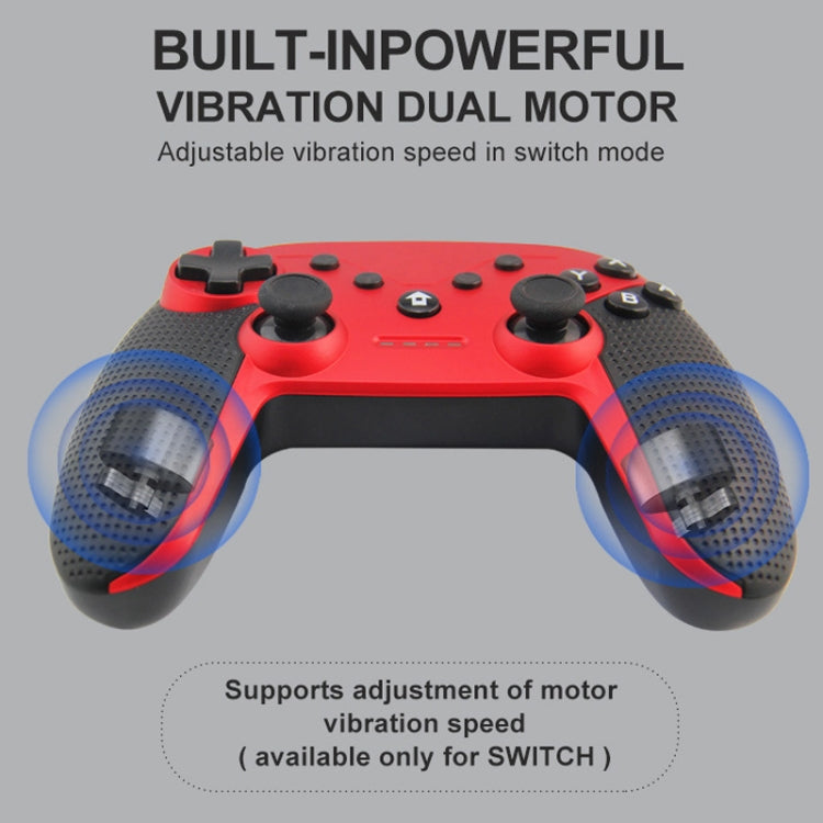 HS-SW520 3 In 1 Gamepad For Switch / PC / Android(Red) - Gamepads by PMc TechLife | Online Shopping South Africa | PMc TechLife | Buy Now Pay Later Mobicred