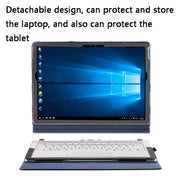 PU Leather Laptop Protective Sleeve For Microsoft Surface Book 2 15 inches(Deep Blue)