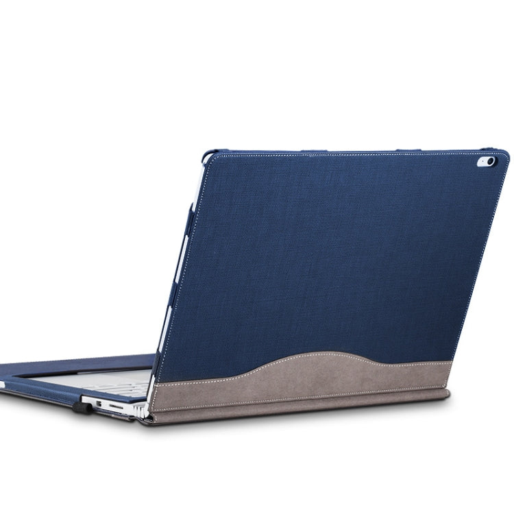 PU Leather Laptop Protective Sleeve For Microsoft Surface Book 3 15 inches(Deep Blue) - free shipping - PMC Jewellery - Order now!