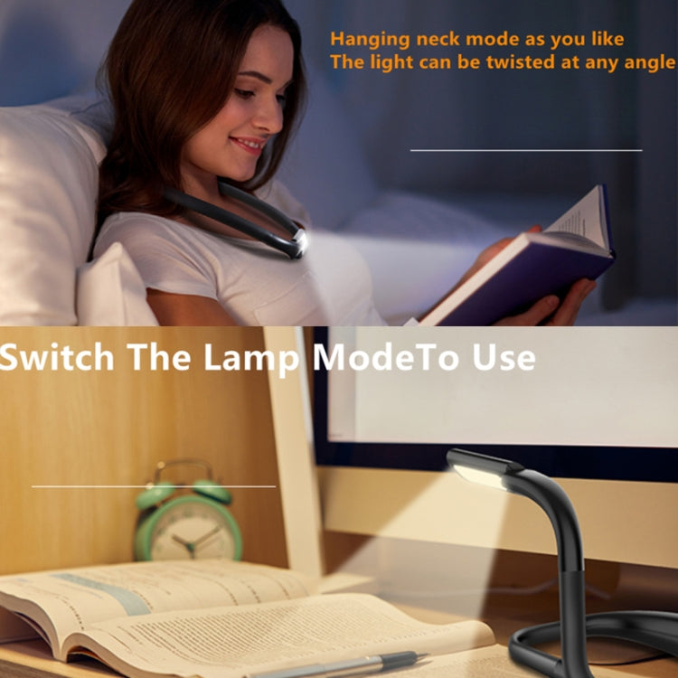 GH-8 USB Hanging Neck Lamp Table Lamp Night Light(Black) - Desk Lamps by PMc TechLife | Online Shopping South Africa | PMc TechLife | Buy Now Pay Later Mobicred