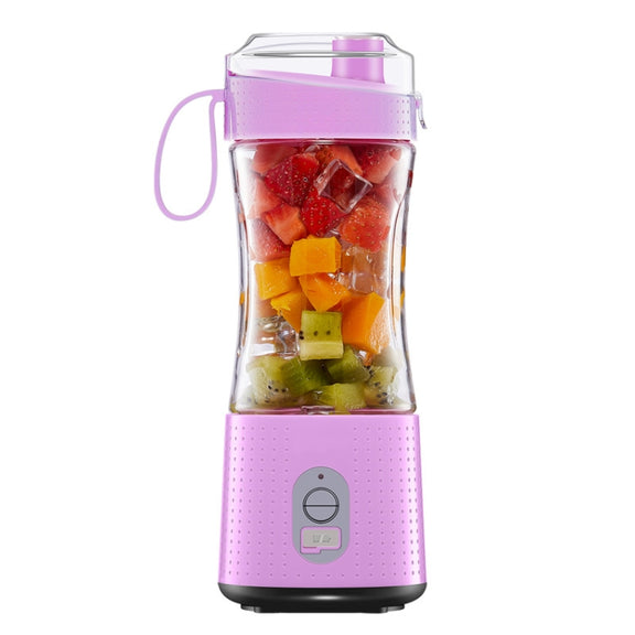 6-Blade Electric Fruit Juicer Juice Cup(Purple)