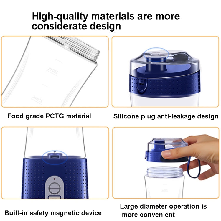 6-Blade Electric Fruit Juicer Juice Cup(Green) - free shipping - PMC TechLife - Order now!