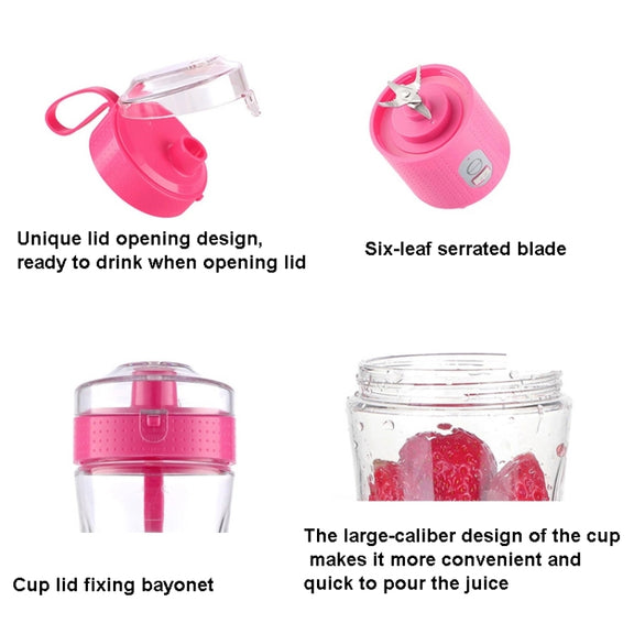 6-Blade Electric Fruit Juicer Juice Cup(Green)