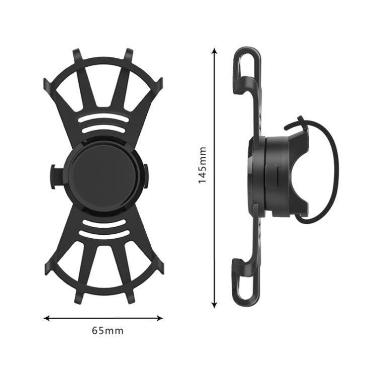 M-8 Multi-Functional 360 Rotating Bicycle Phone Frame(Black) - Holders by PMC TechLife | Online Shopping South Africa | PMC TechLife | Buy Now Pay Later Mobicred