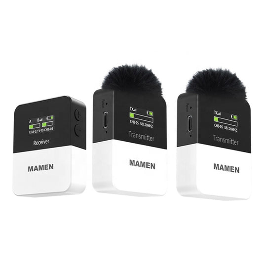 MAMEN KT-W1 Live Single-Reverse Camera Microphone, Specification: 2 in 1 - free shipping - PMC Jewellery - Order now!
