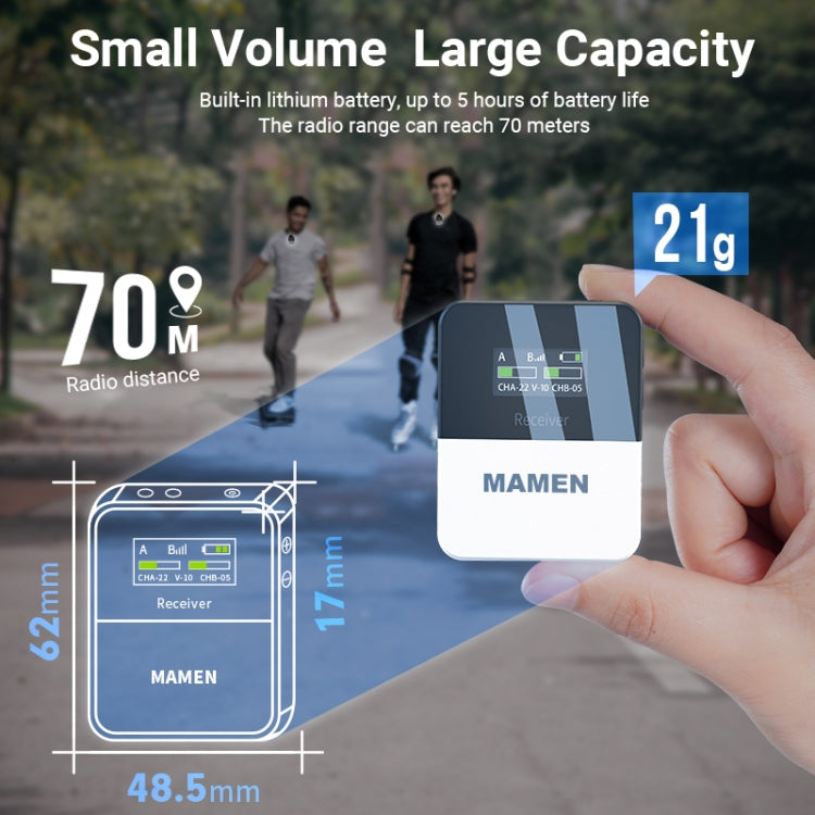 MAMEN KT-W1 Live Single-Reverse Camera Microphone, Specification: 2 in 1 - free shipping - PMC TechLife - Order now!