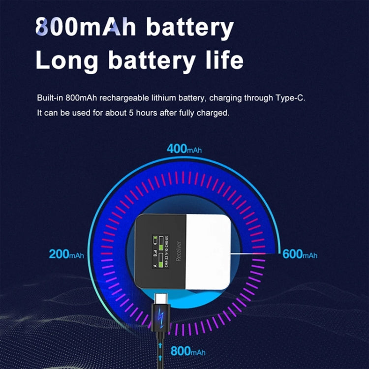 MAMEN KT-W1 Live Single-Reverse Camera Microphone, Specification: 2 in 1 - free shipping - PMC TechLife - Order now!