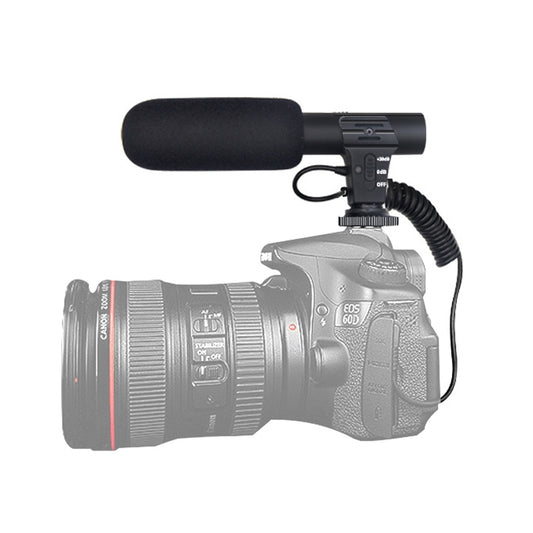 MAMEN MIC-05 Micro SLR Camera Microphone(Black) - free shipping - PMC Jewellery - Order now!