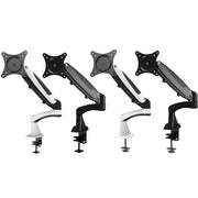 Gibbon Mounts Multifunctional Telescopic Rotating Lifting Monitor Stand, Color: GM112FC Clip Table White