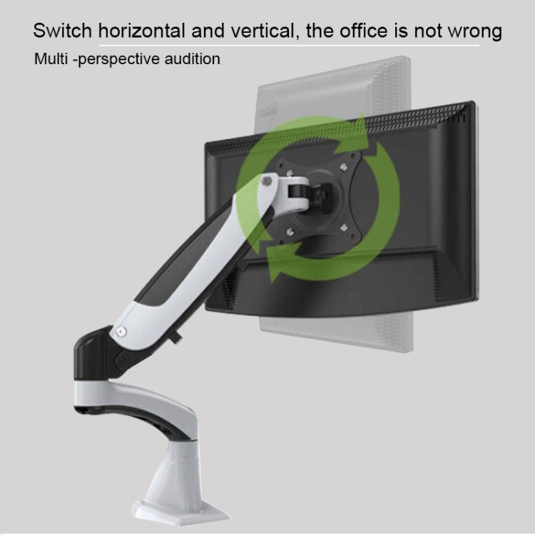 Gibbon Mounts Multifunctional Telescopic Rotating Lifting Monitor Stand, Color: GM112FC Clip Table Black