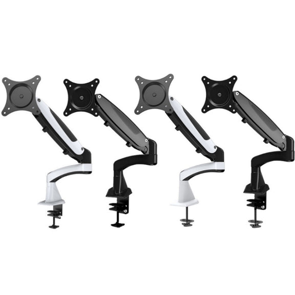 Gibbon Mounts Multifunctional Telescopic Rotating Lifting Monitor Stand, Color: GM112FG Perforation White