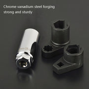 3 In 1 Manganese Steel Chrome-Plated Small Mouth Oxygen-Containing Sensor Disassemble Sleeve