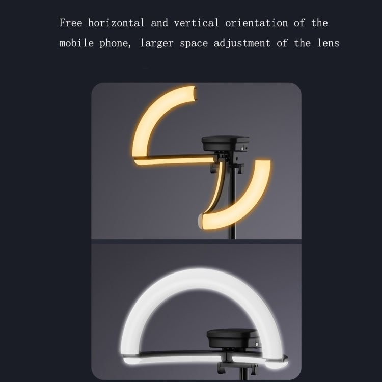 CYKE One-Piece Live Invisible Bracket Beauty Filling Light(Black) - free shipping - PMC Jewellery - Order now!