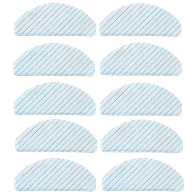 10 PCS Rag Mop Cloths For Ecovacs Deebot T8 Series