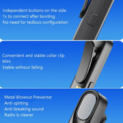 FerTo DX01 Wireless Collar Microphone 2.4G Live Broadcast Equipment, Style: 8 Pin