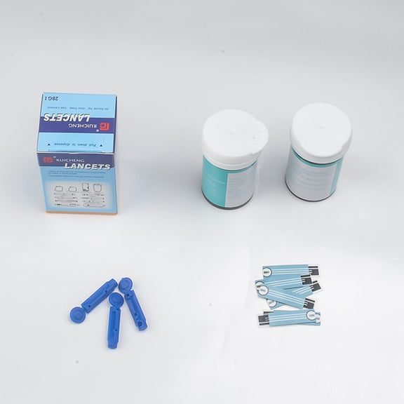 803 LCD Screen Home Automatic Blood Glucose Test, Shape: Set(English Version)