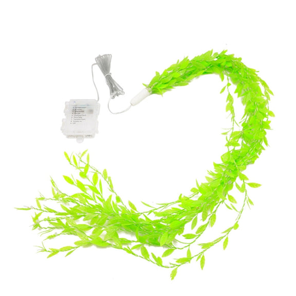100 LEDs Simulation Planting Copper Wire Decorative Light, Spec:  Battery Box(White Light)