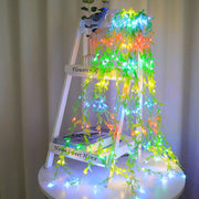 100 LEDs Simulation Planting Copper Wire Decorative Light, Spec:  Battery Box(White Light)