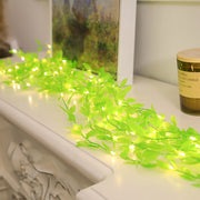100 LEDs Simulation Planting Copper Wire Decorative Light, Spec:  Battery Box + RC(Yellow Light)