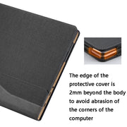 Laptop PU Leather Protective Case For Lenovo Yoga 730-13(Gentleman Gray)