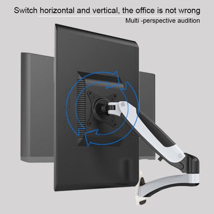Gibbon Mounts GM112W Wall-Mounted Gas Spring Lifting Computer Monitor Stand(Factory Color) - free shipping - PMC Jewellery - Order now!