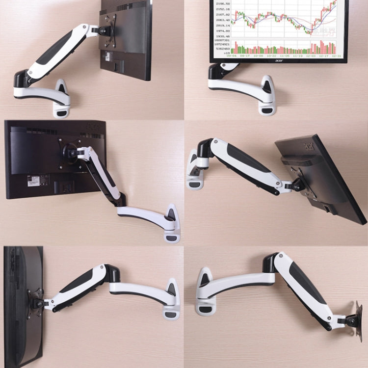 Gibbon Mounts GM112W Wall-Mounted Gas Spring Lifting Computer Monitor Stand(Factory Color) - free shipping - PMC Jewellery - Order now!