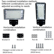 25W LED Water-resistant Road Lighting Courtyard Floodlight(Warm White Light)