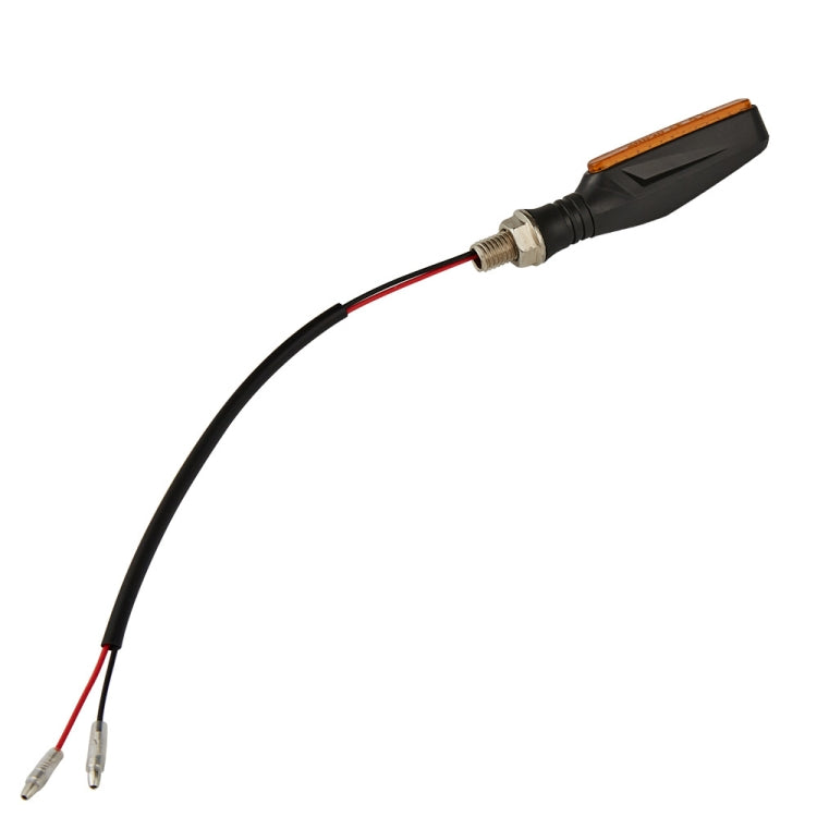 2pcs MK-109 Motorcycle Flow Steering Lamp LED Signal Light(Black) - Signal Lights by PMC TechLife | Online Shopping South Africa | PMC TechLife | Buy Now Pay Later Mobicred