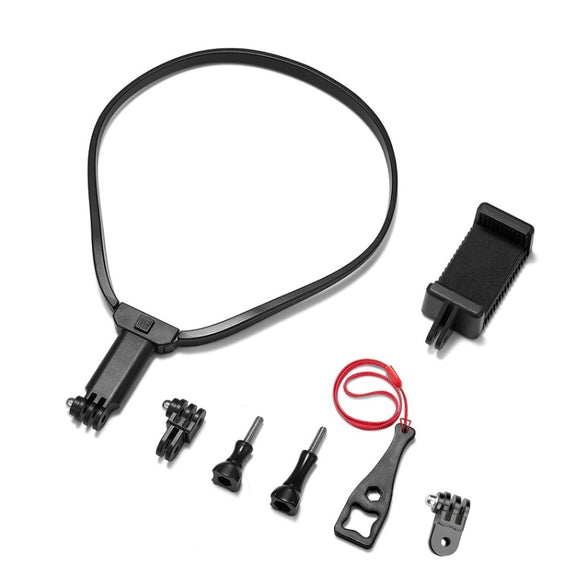 Action Camera Neck-hanging Bracket(Black)