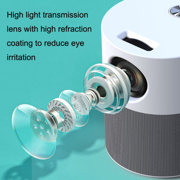M1 Home Commercial LED Smart HD Projector, Specification: EU Plug(Foundation Version)