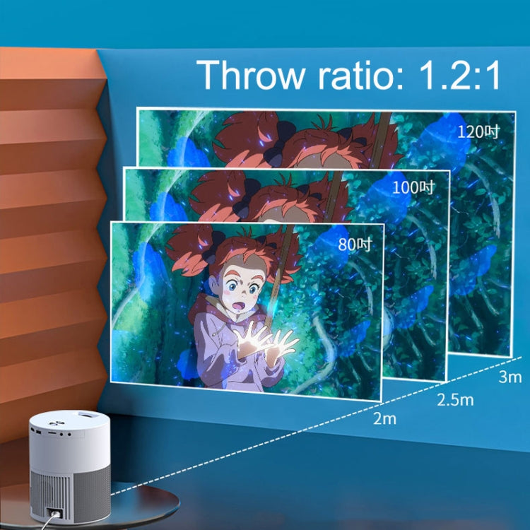 M1 Home Commercial LED Smart HD Projector, Specification: AU Plug(Foundation Version)