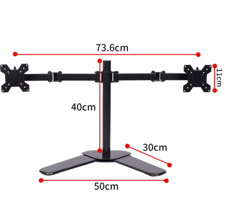 Desktop Lifting Monitor Stand Bracket Dual Screen Desk Base - TV Brackets & Mounts by PMC TechLife | Online Shopping South Africa | PMC TechLife | Buy Now Pay Later Mobicred
