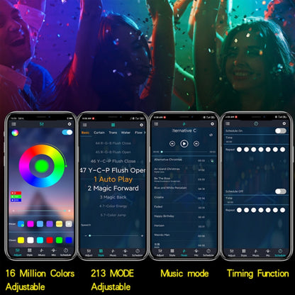 2.4G Remote Control LED Symphony Marquee Light Strip, Length: 10m 140 LEDs - Bare Board Light by PMC Jewellery | Online Shopping South Africa | PMC Jewellery | Buy Now Pay Later Mobicred