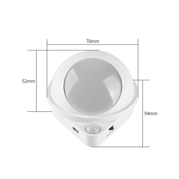 DMK-022PL LED Charge Automatic Stair Night Light(Yellow Light)