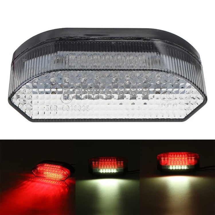 MK-285 Motorcycle LED Taillight Plate Light(Without Stand Black Cover) - Signal Lights by PMC Jewellery | Online Shopping South Africa | PMC Jewellery | Buy Now Pay Later Mobicred