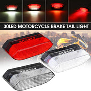 MK-285 Motorcycle LED Taillight Plate Light(Without Stand Black Cover)