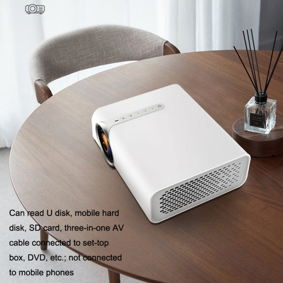 YG530 Home LED Small HD 1080P Projector, Specification: US Plug(Black)