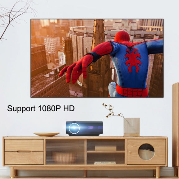 YG530 Home LED Small HD 1080P Projector, Specification: US Plug(Black)