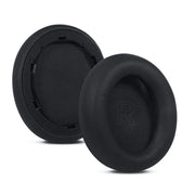 2pcs Protein Leather Sponge Earphone Cover For Anker Soundcore Life Q35 (Black)