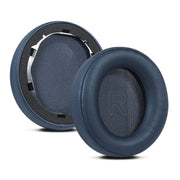2pcs Protein Leather Sponge Earphone Cover For Anker Soundcore Life Q35 (Dark Blue)