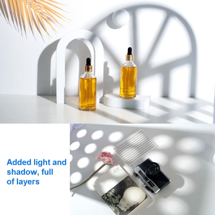 41 x 29cm Background Board Window Pane Light Shadow Plate(Arc Window) - Shadow Props by PMC TechLife | Online Shopping South Africa | PMC TechLife | Buy Now Pay Later Mobicred