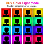 Mamen D01 66 LEDs 2500-9000K Double-Sided RGB LED Fill Lights