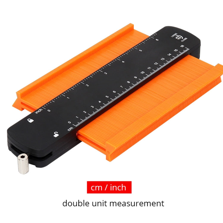 10 inch+Straight Ruler+Pencil+Screwdriver Metal Profile Regular Utensils Contour With Lock - Measuring Tools by PMC Jewellery | Online Shopping South Africa | PMC Jewellery | Buy Now Pay Later Mobicred