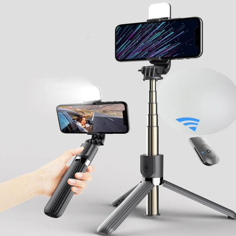 L03S Bluetooth Fill Light Tripod Integrated Selfie Stick(White) - free shipping - PMC TechLife - Order now!