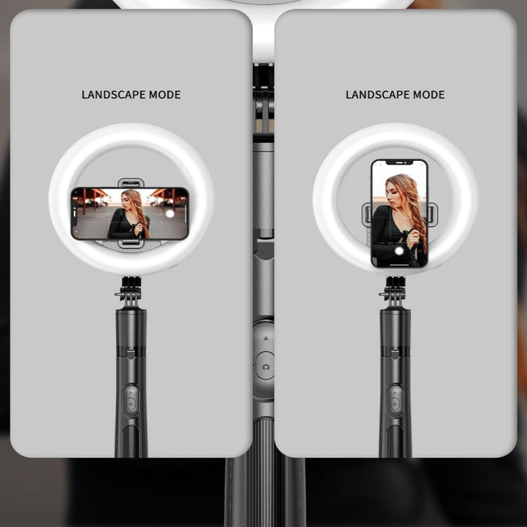 Wireless Bluetooth Selfie Stick Live Telescopic Bracket, Specification: Q05S (Black With Fill Light) - Selfie Sticks by PMC TechLife | Online Shopping South Africa | PMC TechLife | Buy Now Pay Later Mobicred